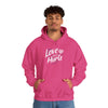 Gildan 18500 Unisex  Hooded Sweatshirt | Love Never Hurts Graphic Print