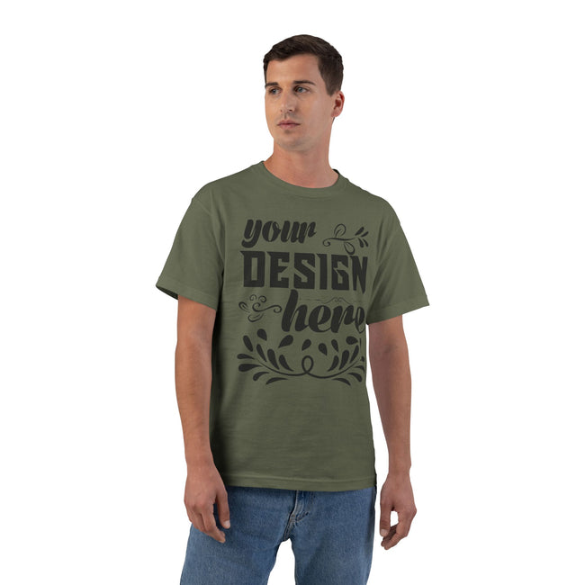 Customizable Hanes 5180 Beefy T Short Sleeve Cotton T-Shirt