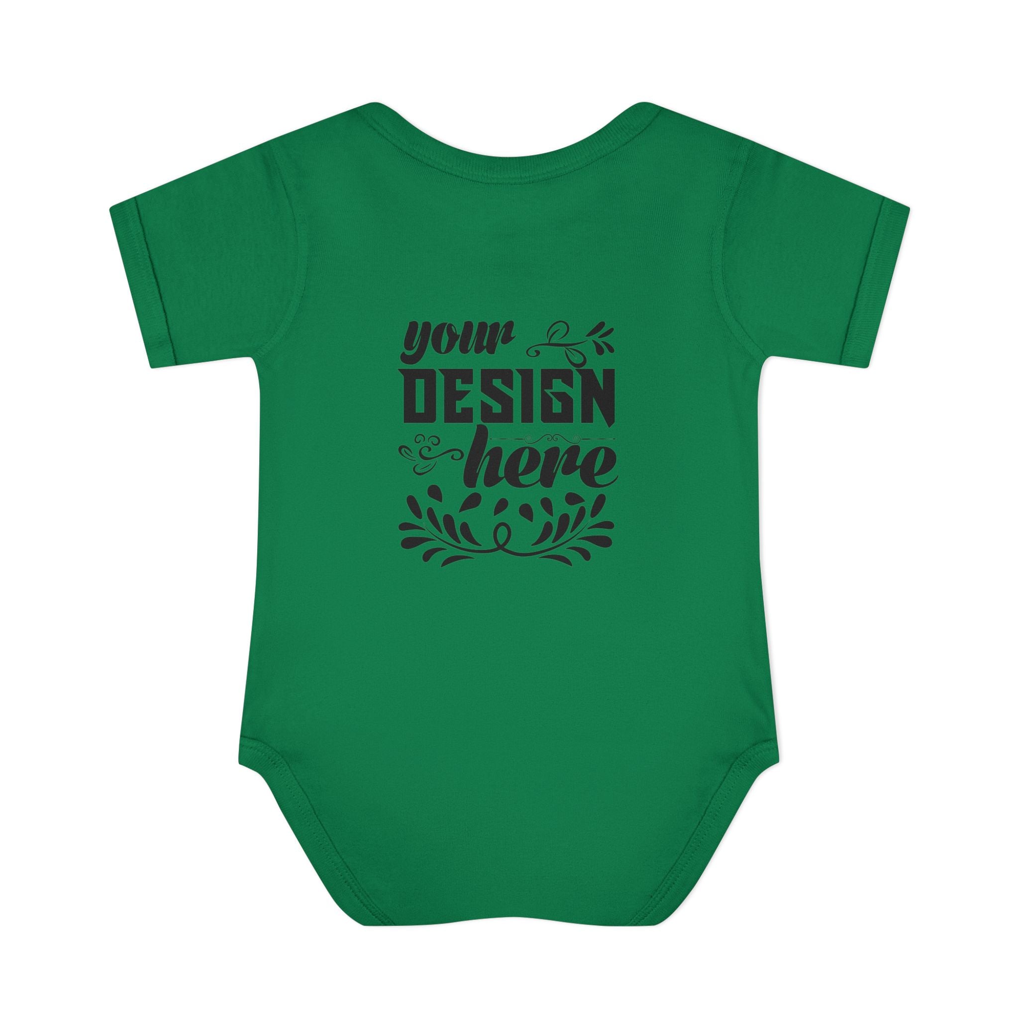 Customizable Infant Baby Rib Bodysuit Rabbit Skins 4400 Unisex