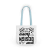 Customizable Canvas Tote Bag With 5 Color Strap Options All Over Print