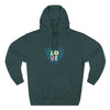 Lane Seven LS14001 Unisex  Fleece Hoodie | Butterfly Love Graphic Print