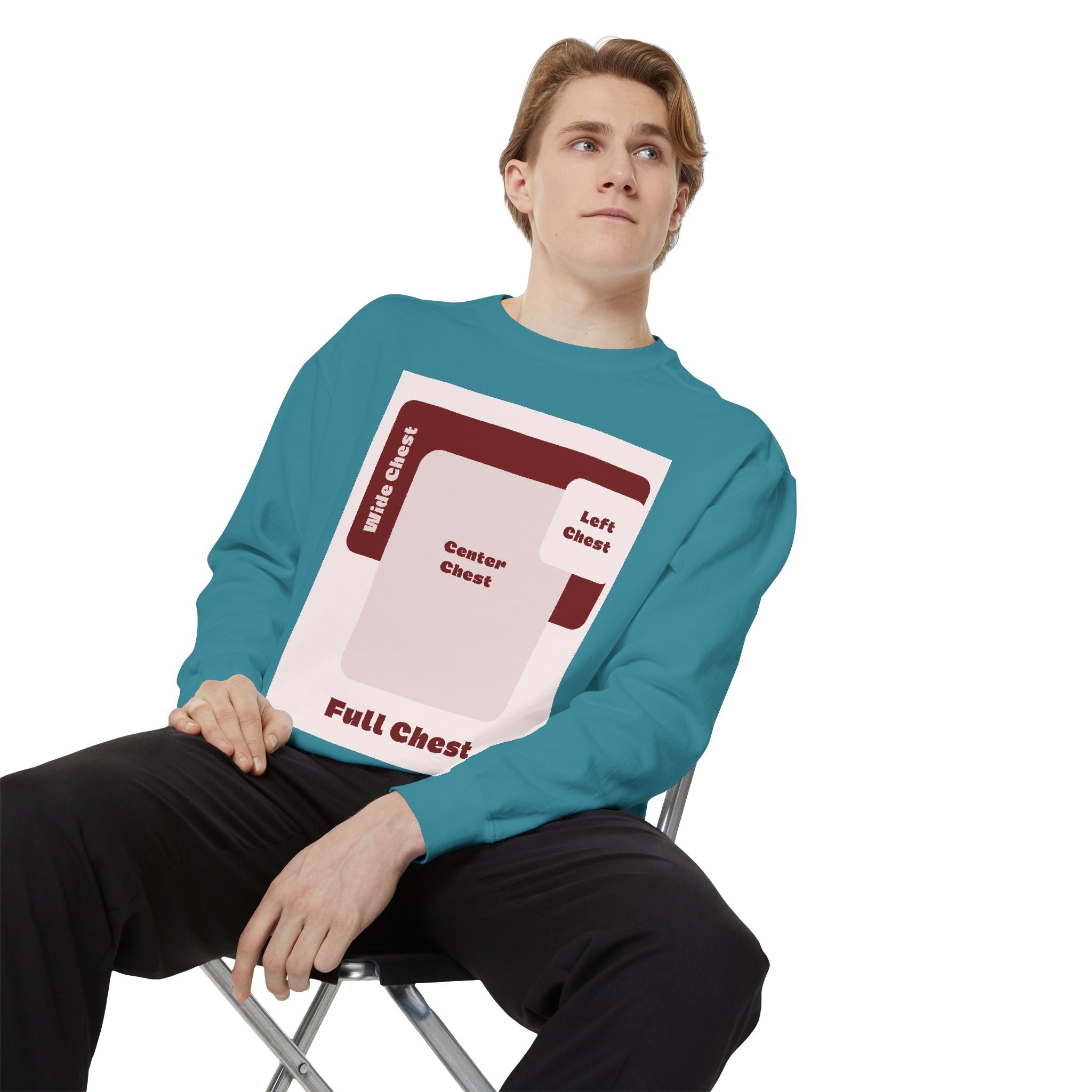 Customizable Comfort Colors 1566 Unisex Garment Dyed Sweatshirt DTG Custom Design