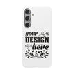 Customizable Snap Phone Case Slim Lightweight Polycarbonate Gloss Or Matte