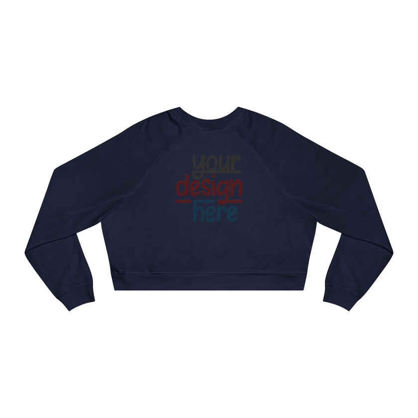 Customizable Bella+Canvas 7505 Womens Cropped Fleece Pullover