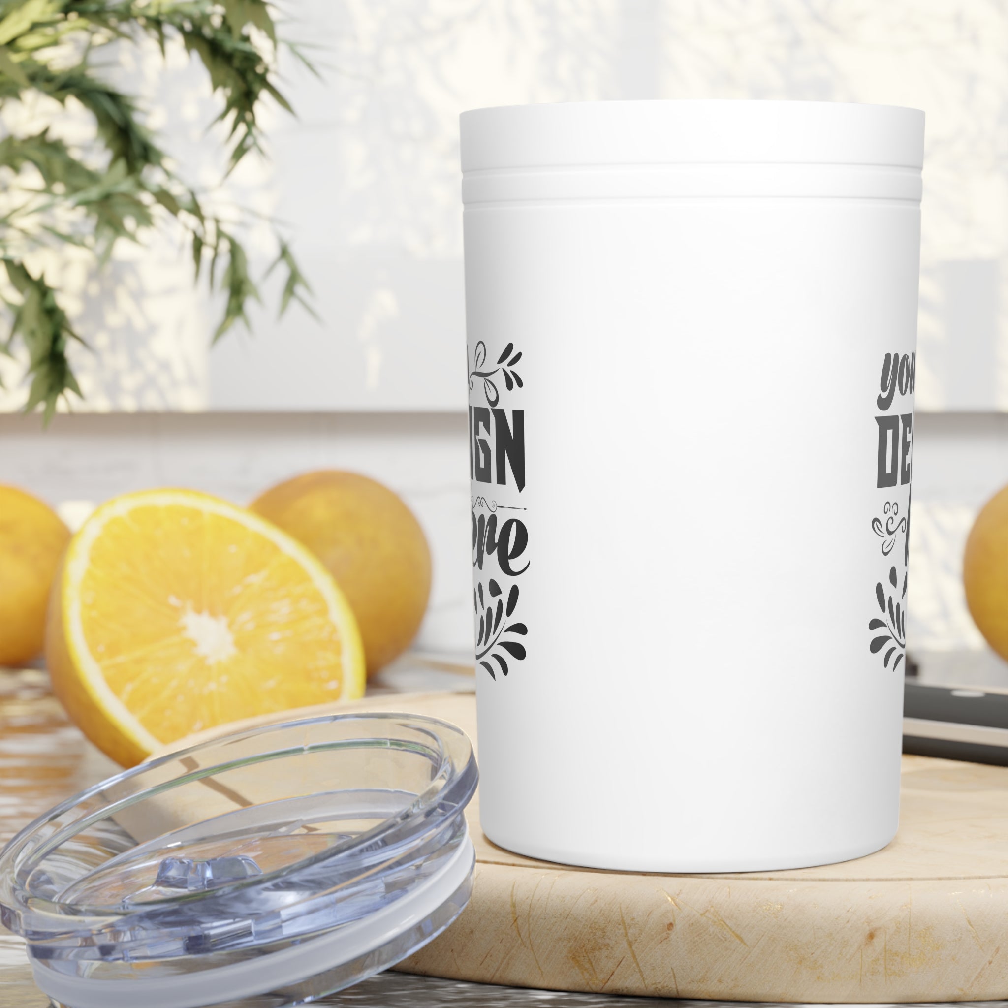 Customizable 11oz Vacuum Insulated Stainless Steel Tumbler with Lid