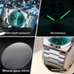 Nameria Podagar Quartz Day Date Watch Stainless Steel