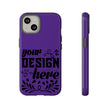 Customizable Tough Dual Layer Phone Case Polycarbonate TPU Liner Protective