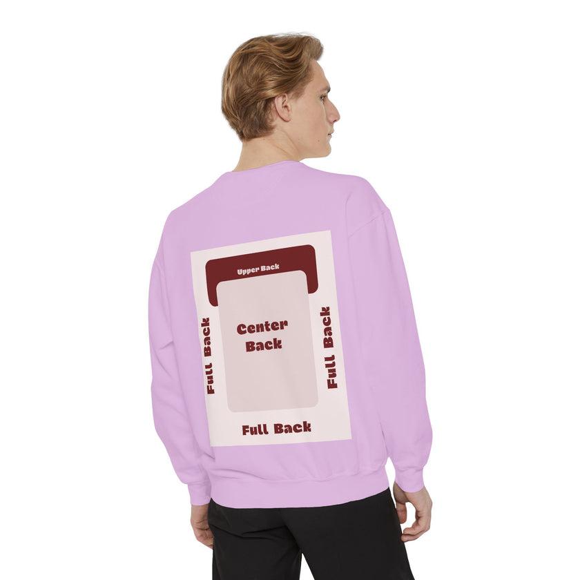 Customizable Comfort Colors 1566 Unisex Garment Dyed Sweatshirt DTG Custom Design