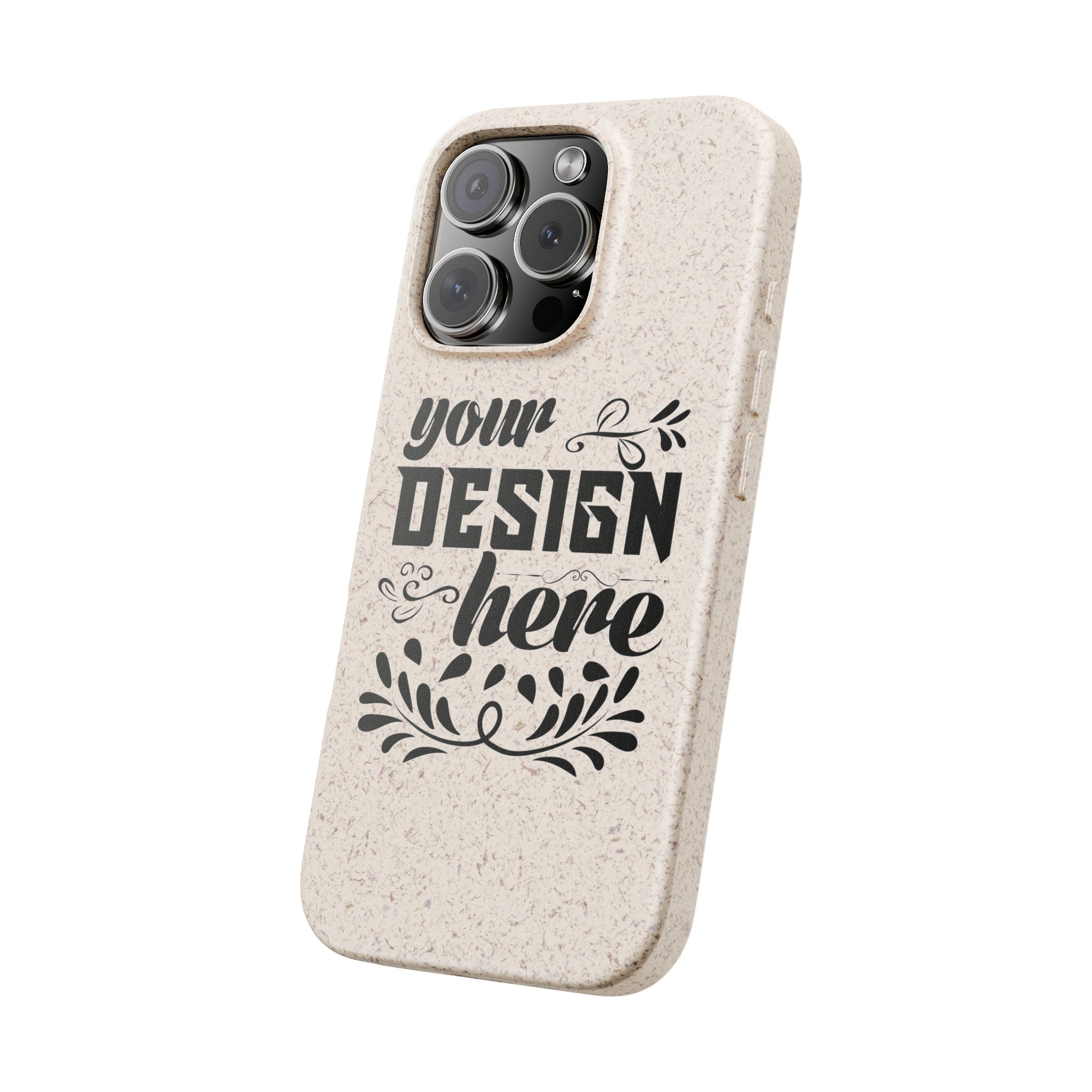 Customizable Biodegradable Phone Case Matte Finish Wireless Charging