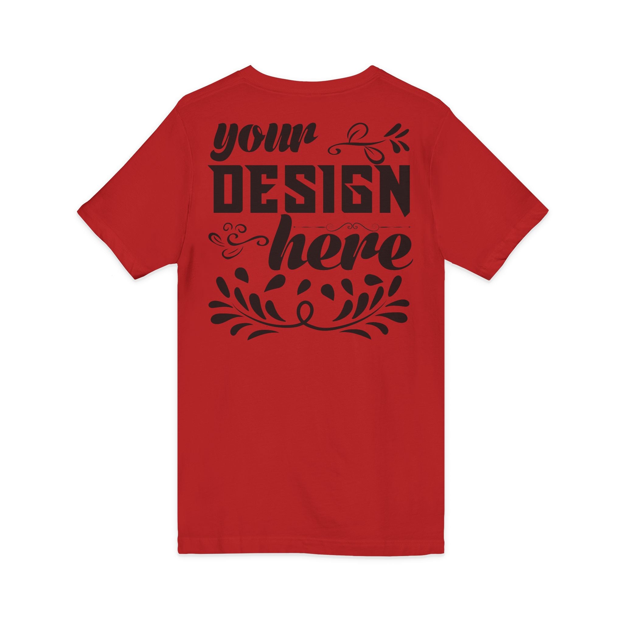 Customizable Bella+Canvas 3005 Unisex Jersey V-Neck Short Sleeve Tee