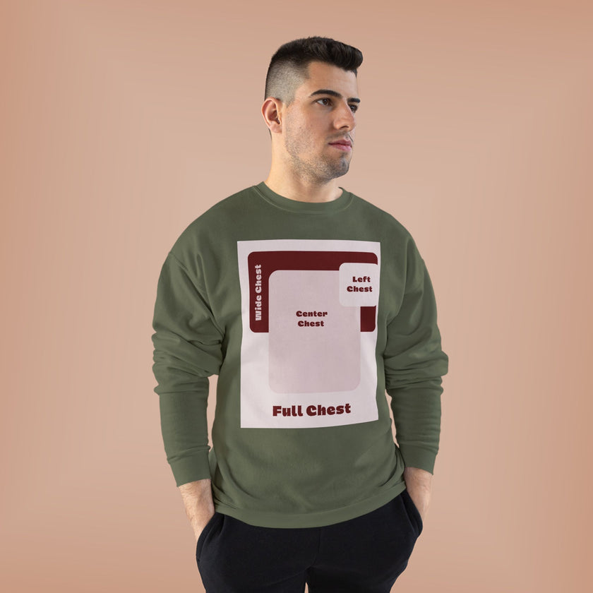 Customizable Unisex Hanes P160 EcoSmart  Crewneck Sweatshirt
