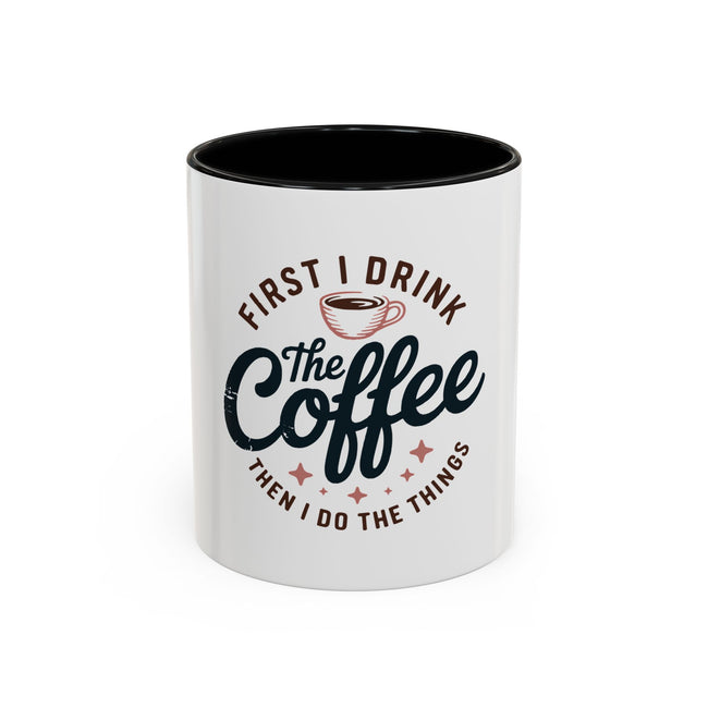 Generic brand Accent Coffee Mug 11-15oz | White Ceramic and Dye Sublimation