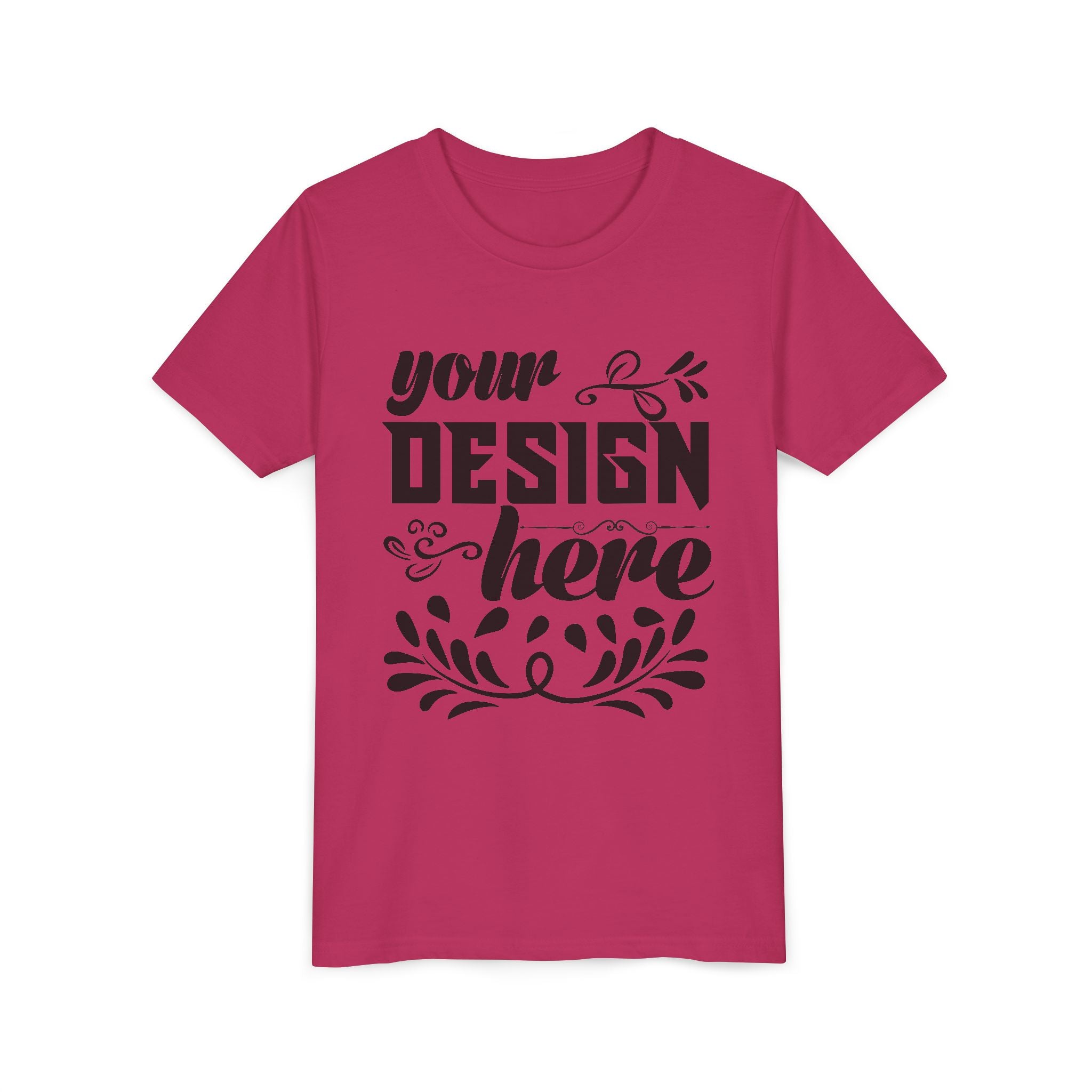 Customizable Bella+Canvas 3001Y Youth Short Sleeve T-Shirt Premium Fit