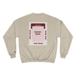Customizable Champion S600 Crewneck Sweatshirt DTG Print