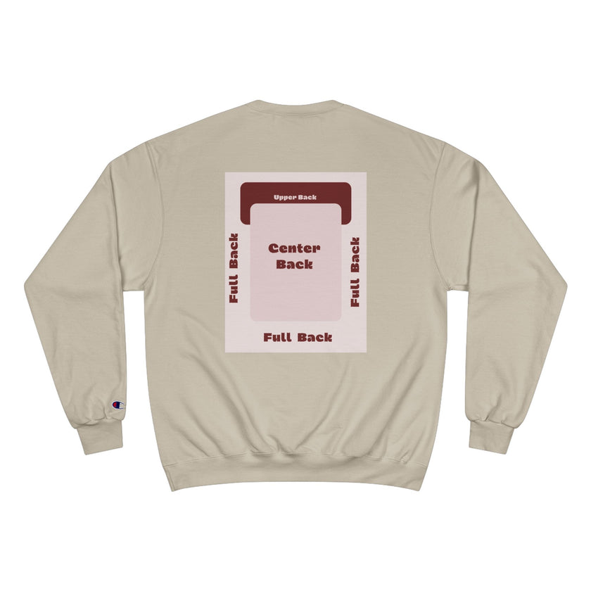 Customizable Champion S600 Crewneck Sweatshirt DTG Print
