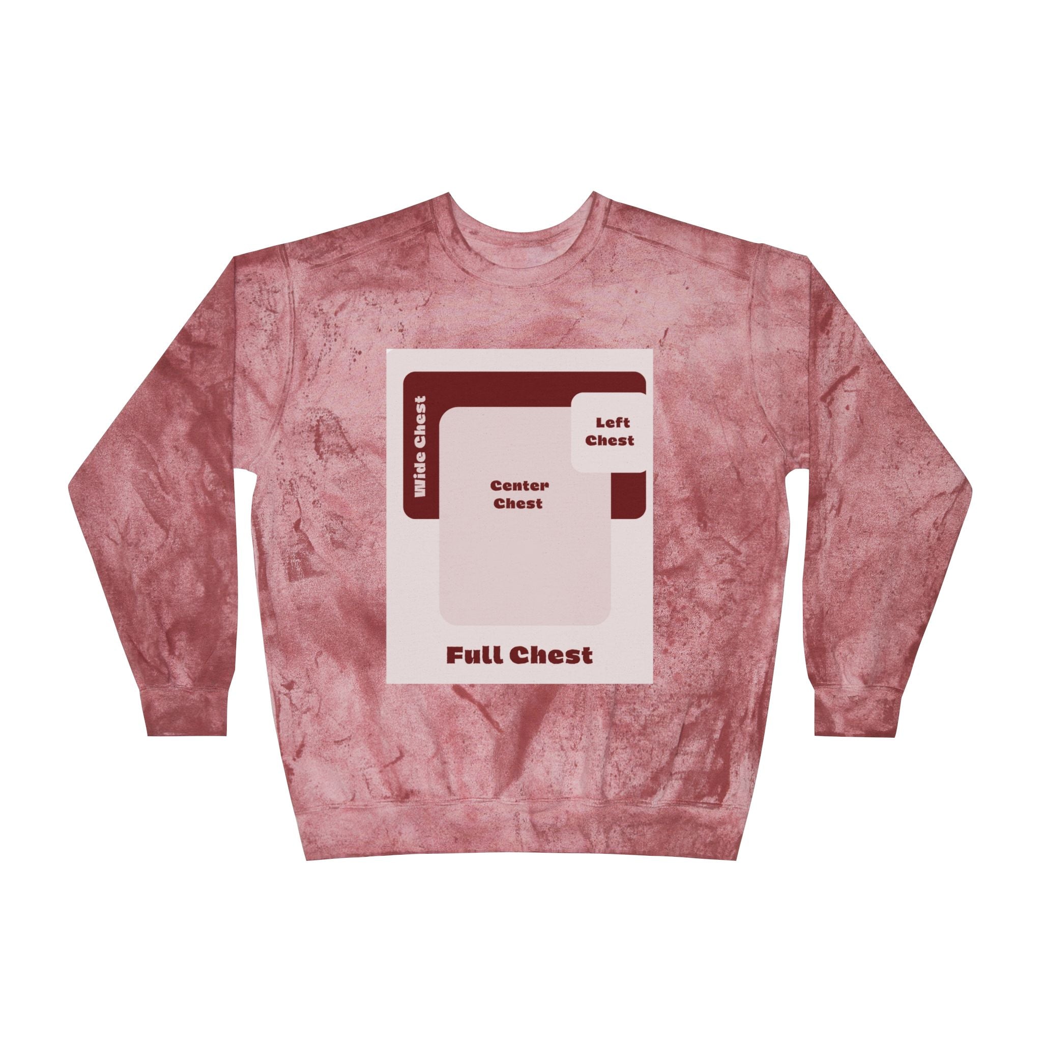 Customizable Comfort Colors 1545 Unisex Color Blast Crewneck Sweatshirt