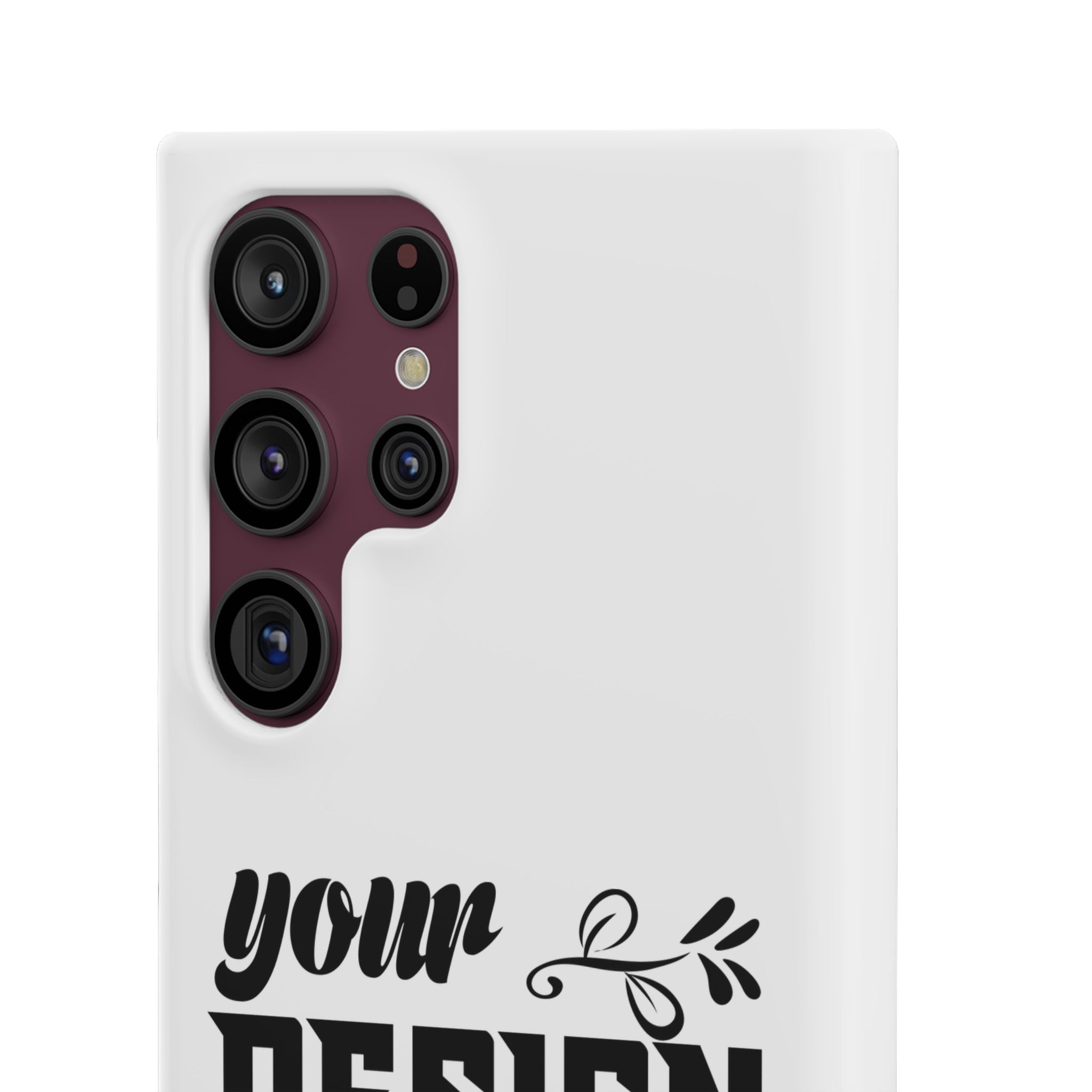 Customizable Snap Phone Case Slim Lightweight Polycarbonate Gloss Or Matte