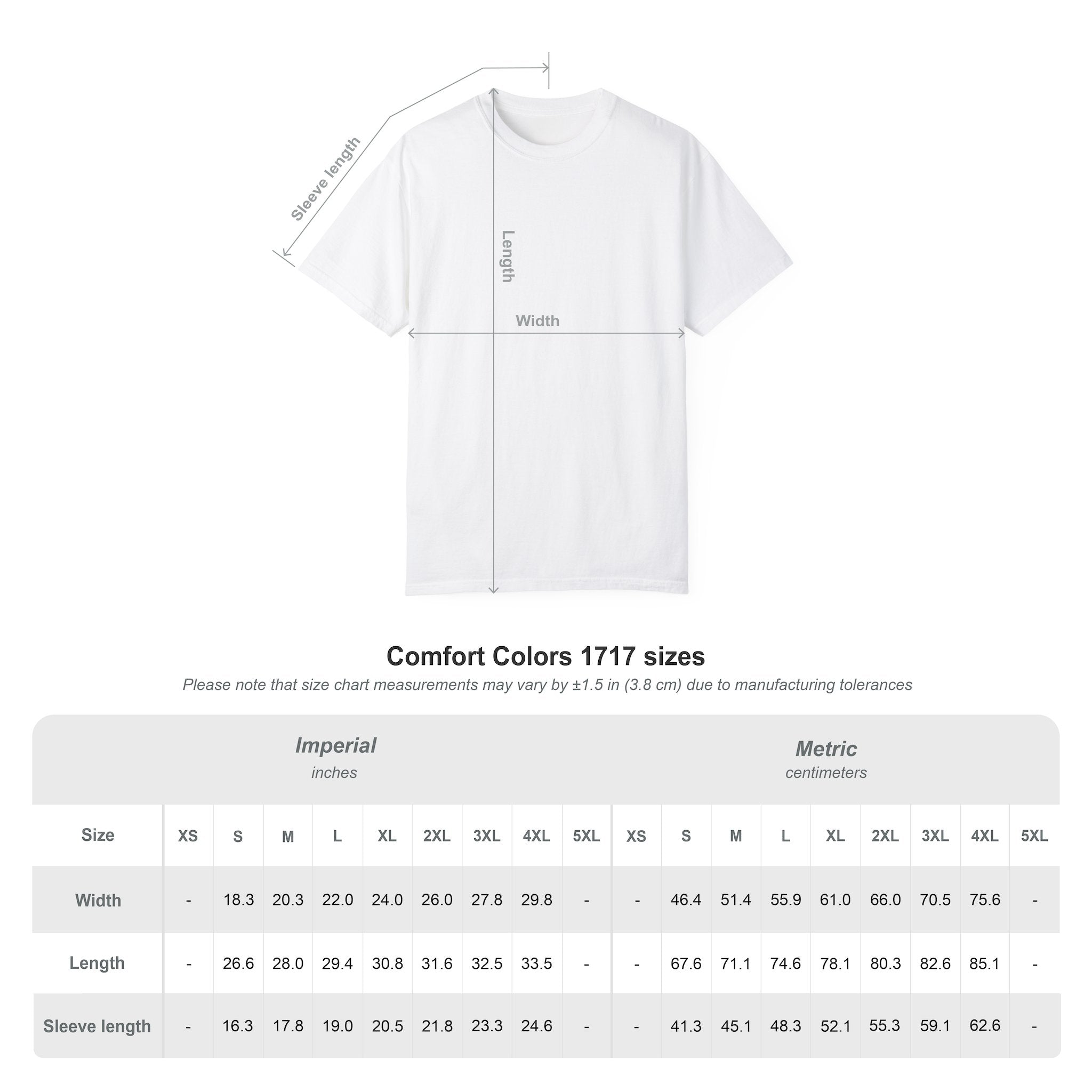 Comfort Colors 1717 Unisex T-Shirt 