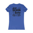 Customizable Bella+Canvas 6004 Womens Favorite Tee Slim Fit
