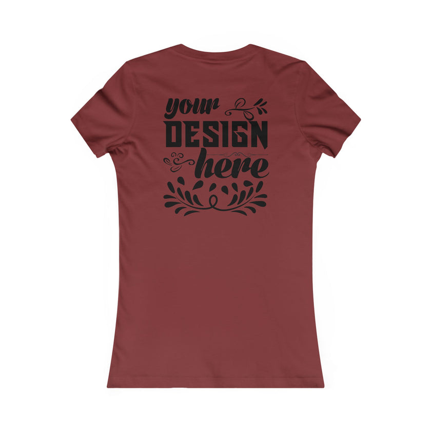 Customizable Bella+Canvas 6004 Womens Favorite Tee Slim Fit