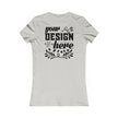 Customizable Bella+Canvas 6004 Womens Favorite Tee Slim Fit