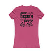Customizable Bella+Canvas 6004 Womens Favorite Tee Slim Fit