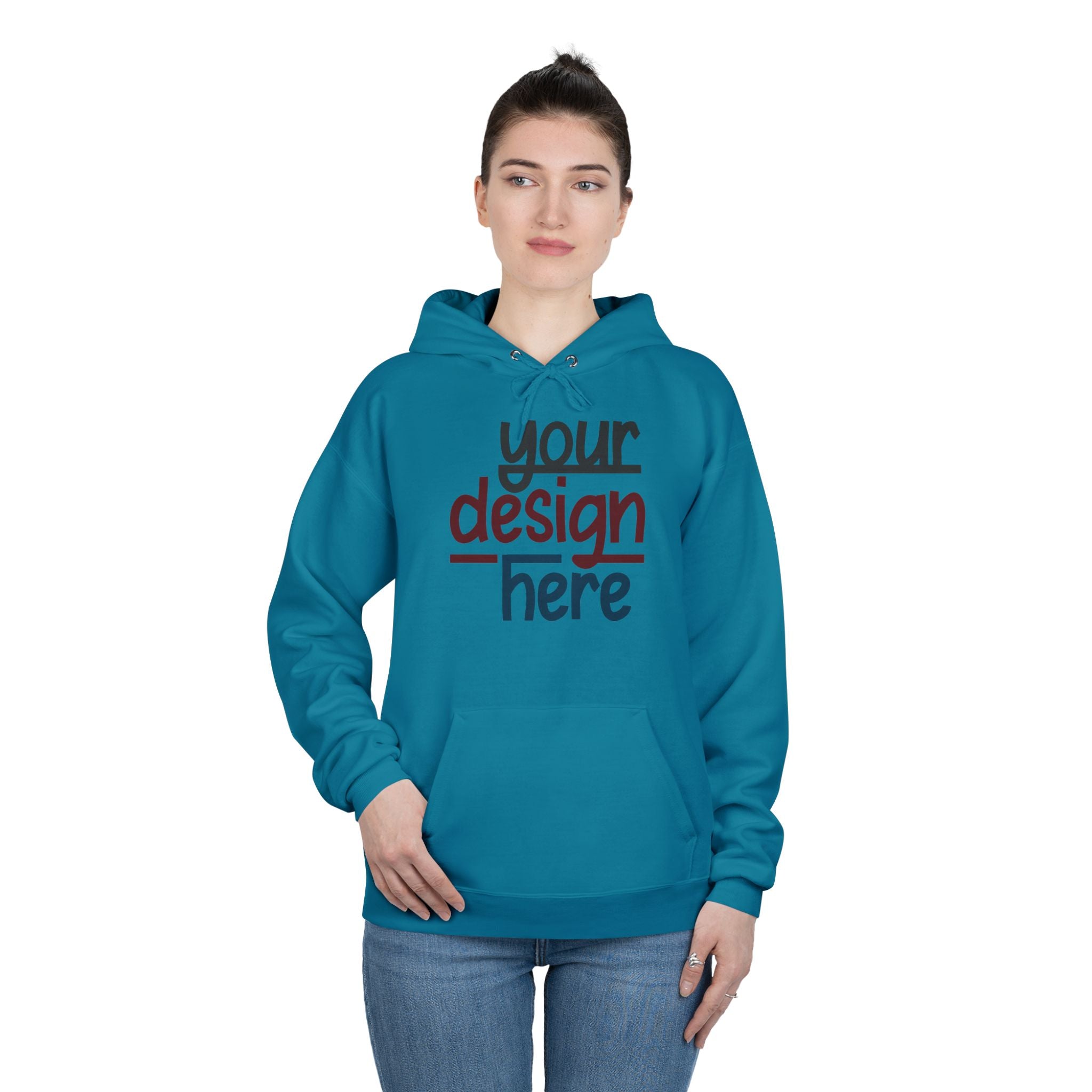 Customizable Hanes P170 EcoSmart Unisex Pullover Hoodie