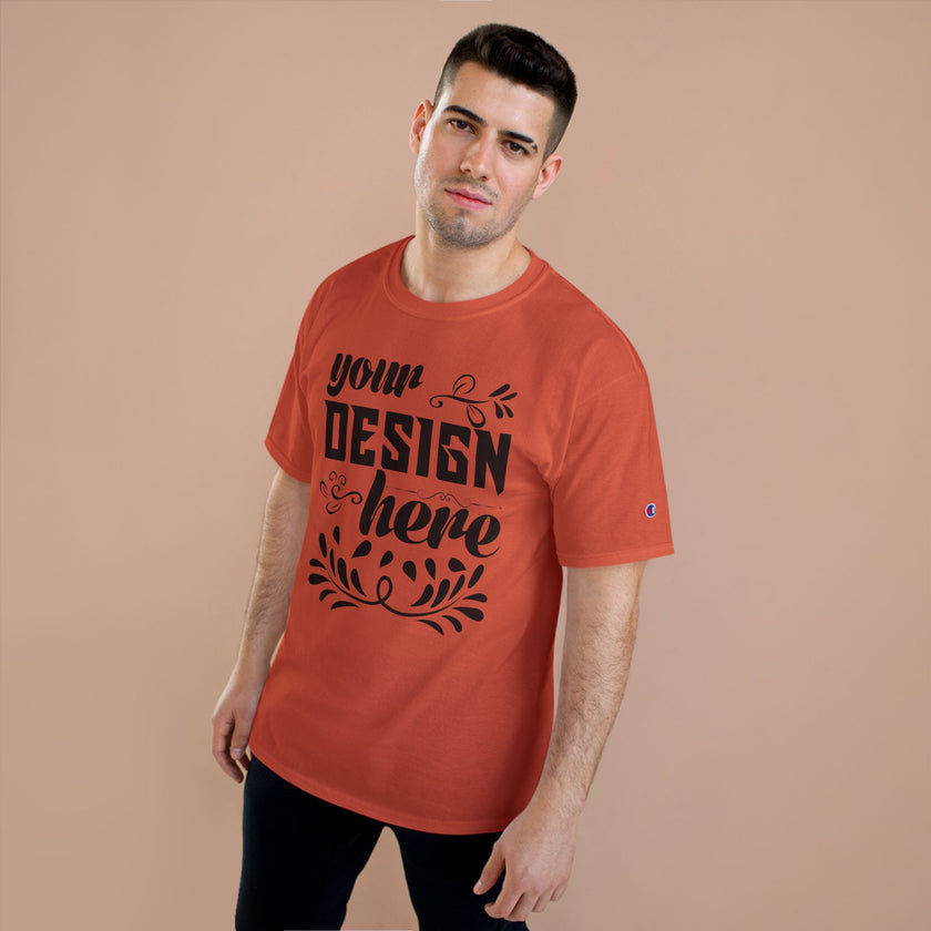 Customizable Champion T425 Unisex Cotton T-Shirt Classic Fit