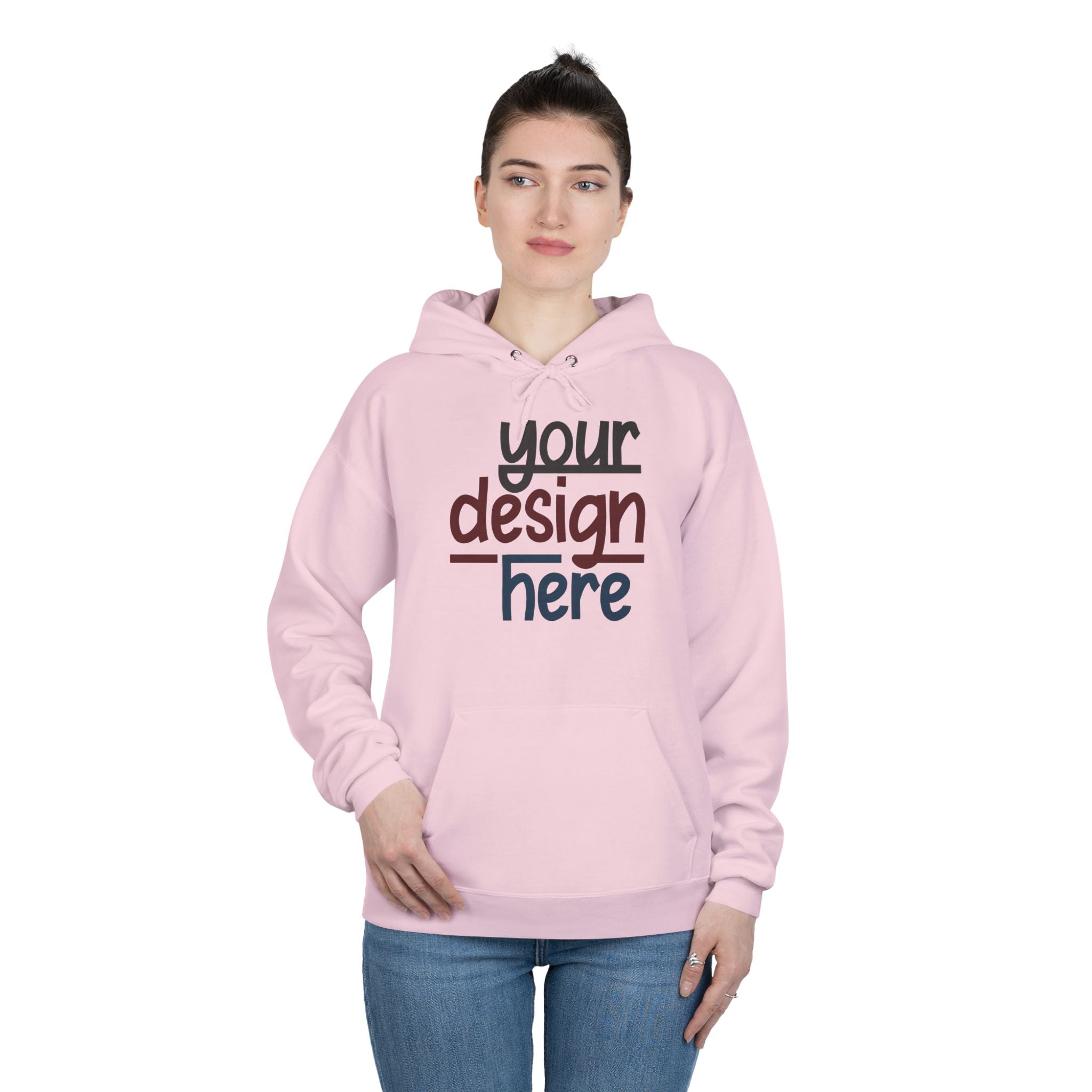 Customizable Hanes P170 EcoSmart Unisex Pullover Hoodie