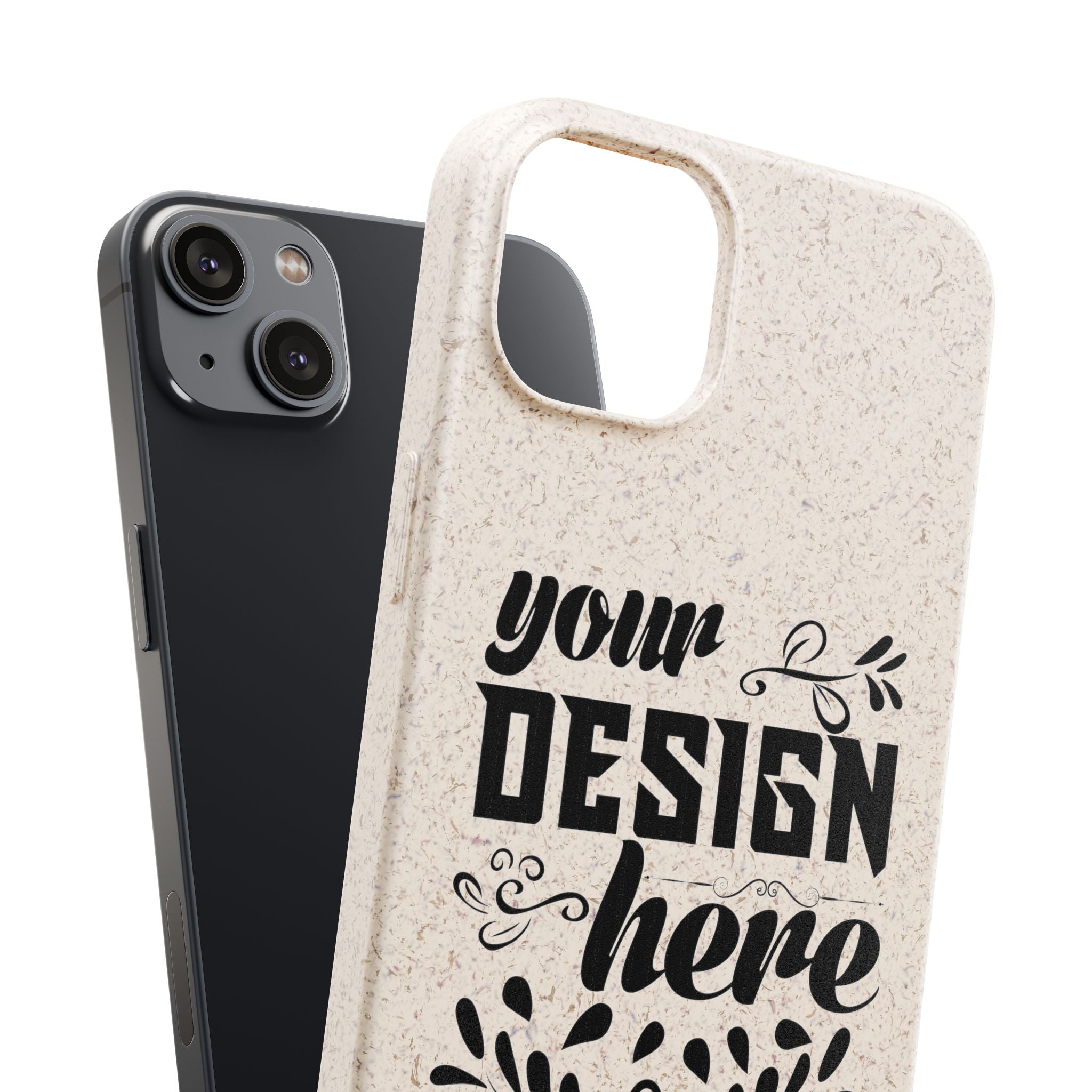 Customizable Biodegradable Phone Case Matte Finish Wireless Charging