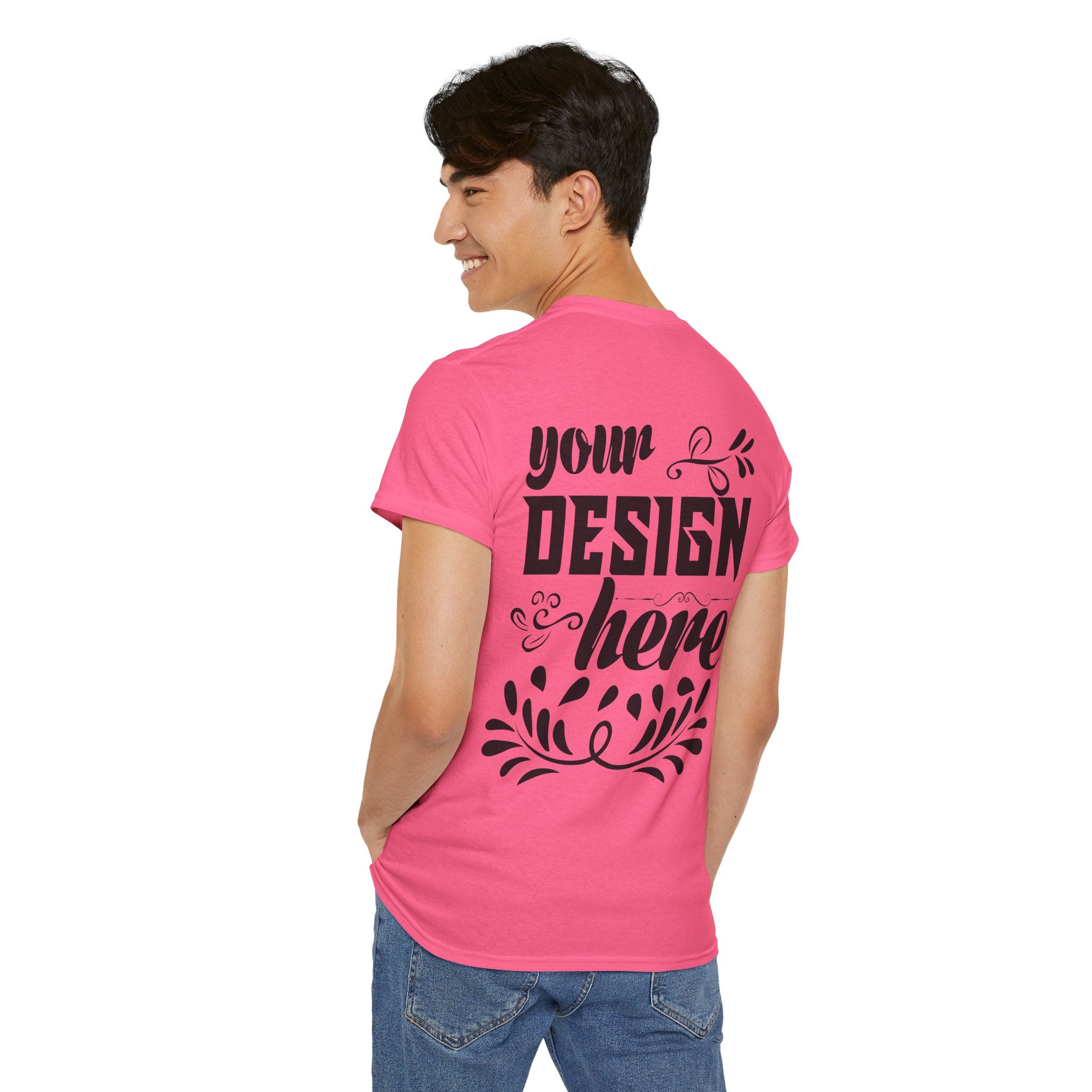 Customizable Gildan 5000 Unisex Heavy Cotton T-Shirt Classic Fit