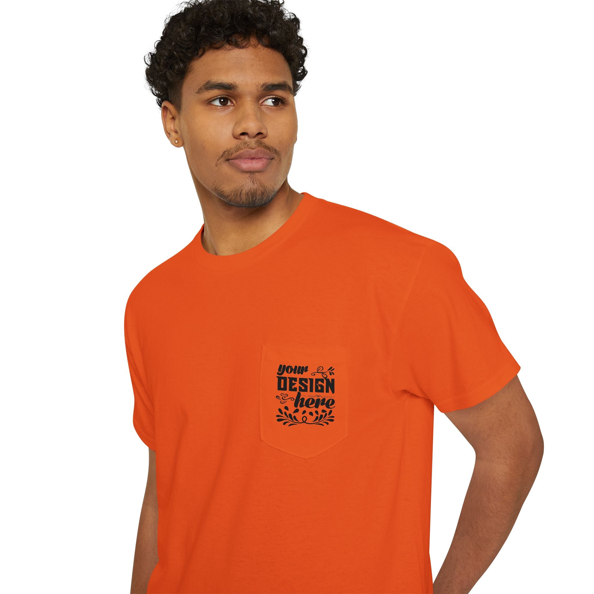 Customizable Gildan 5300 Unisex Heavy Cotton Pocket T-Shirt