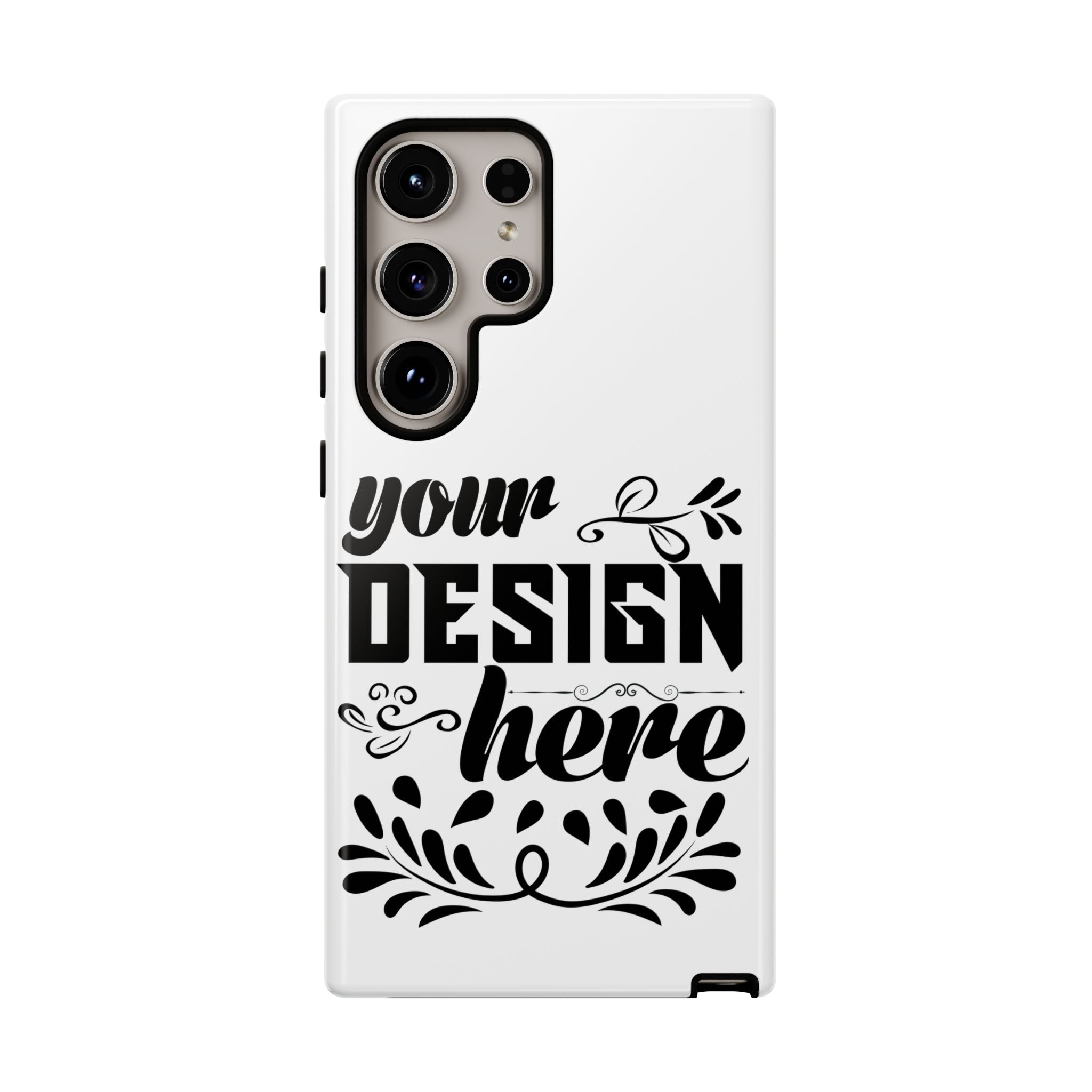 Customizable Tough Dual Layer Phone Case Polycarbonate TPU Liner Protective