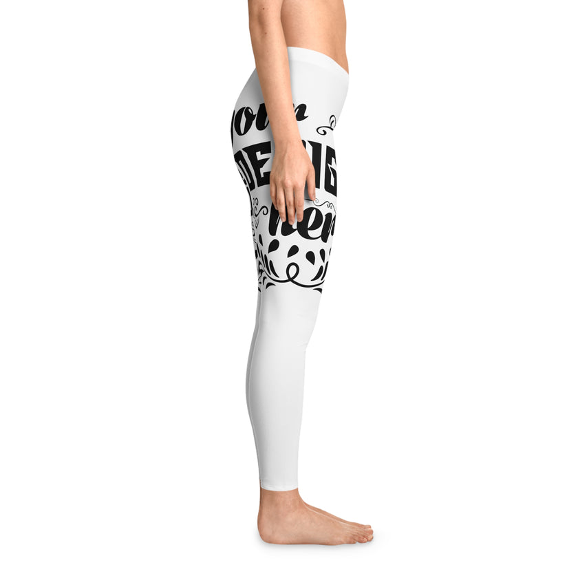 Customizable Stretchy Leggings All Over Print Mid Waist Ankle Length