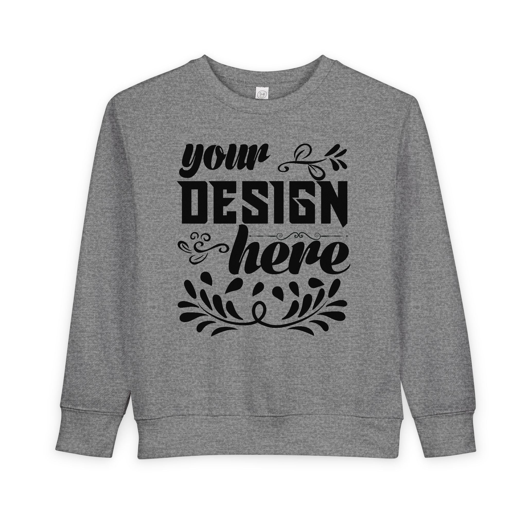 Customizable Rabbit Skins 3317 Toddler Fleece Sweatshirt