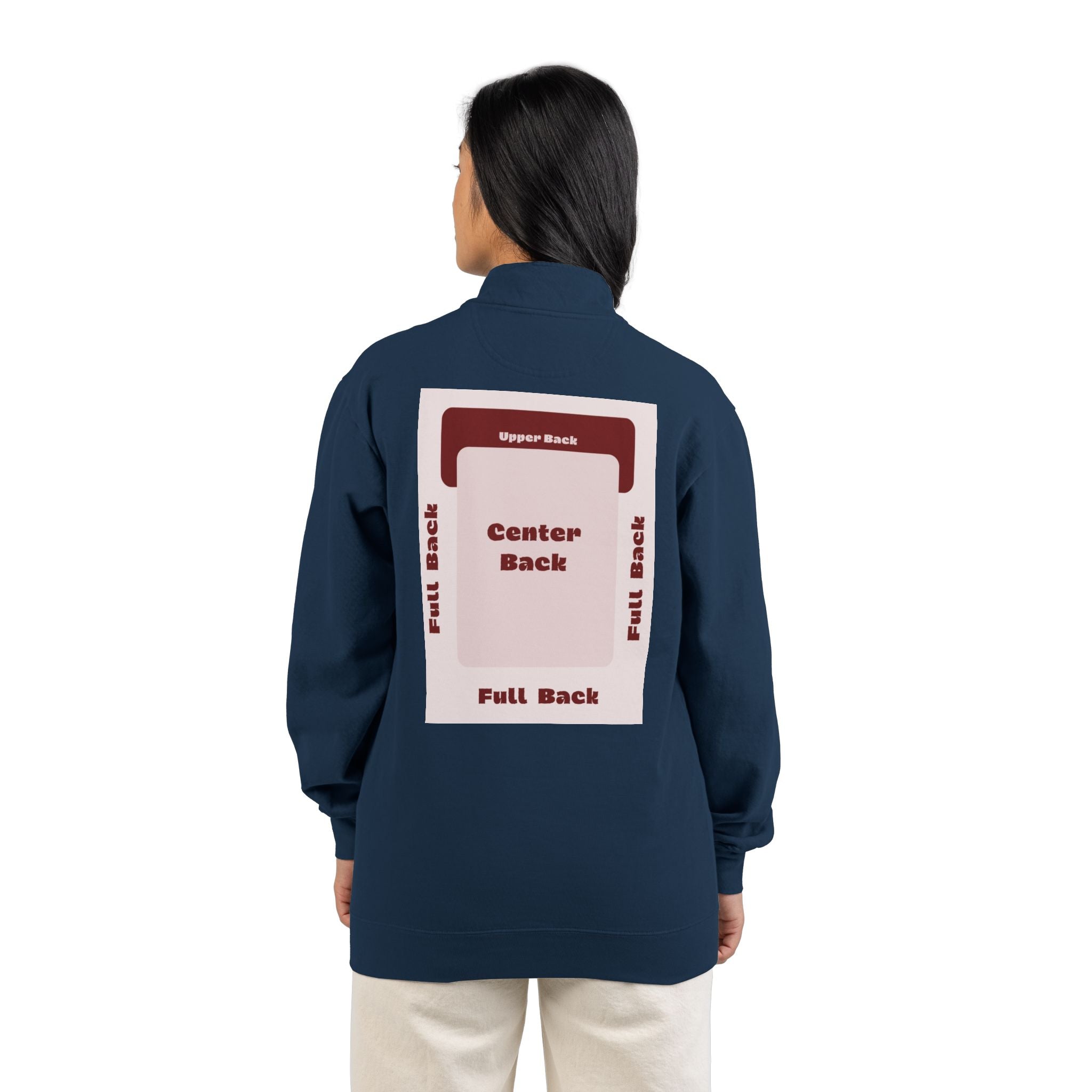 Customizable Comfort Colors 1580 Unisex Quarter Zip Sweatshirt