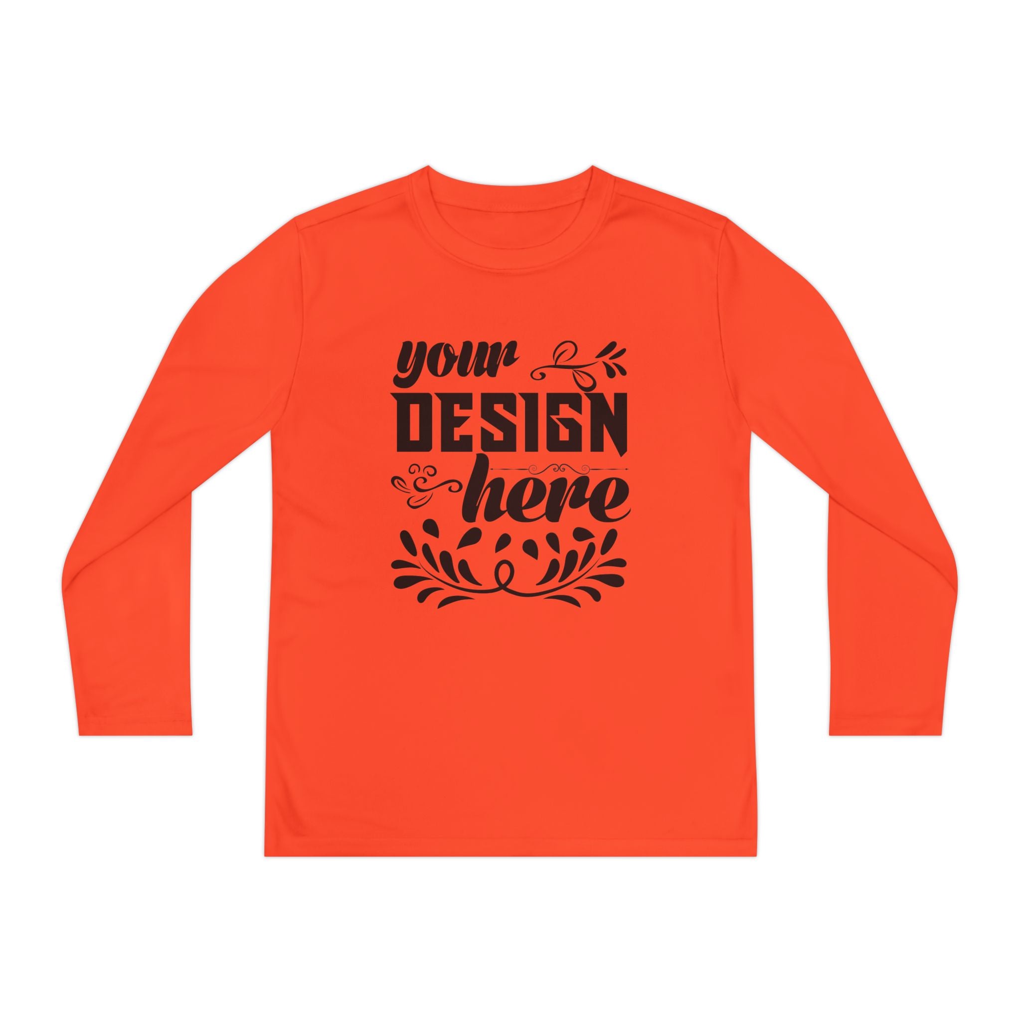 Customizable Sport Tek YST350LS Youth Long Sleeve Competitor Tee