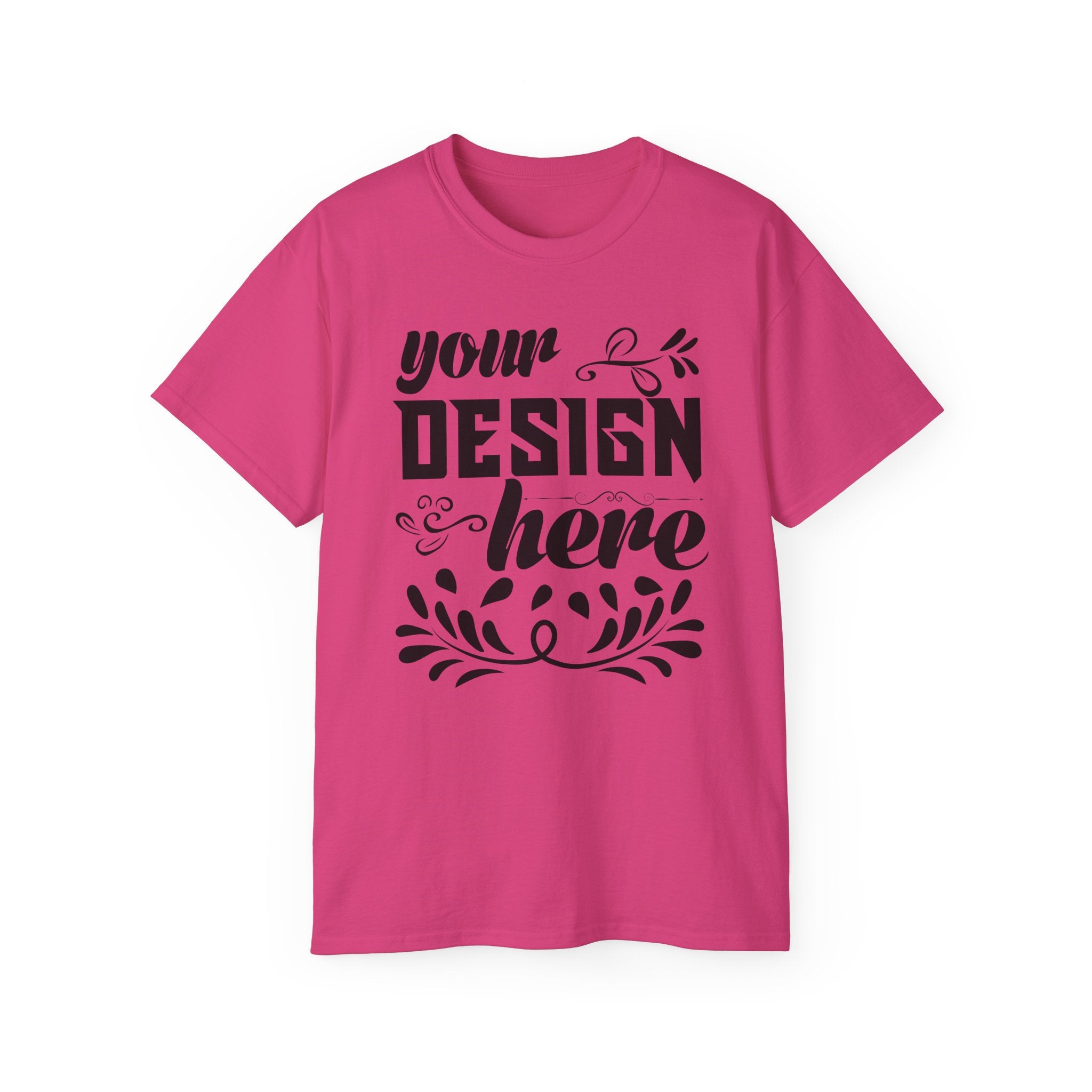 Customizable Gildan 2000 Unisex Ultra Cotton Crew Neck T-Shirt