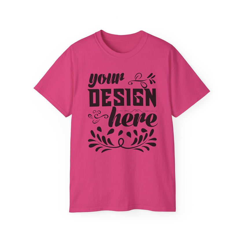 Customizable Gildan 2000 Unisex Ultra Cotton Crew Neck T-Shirt