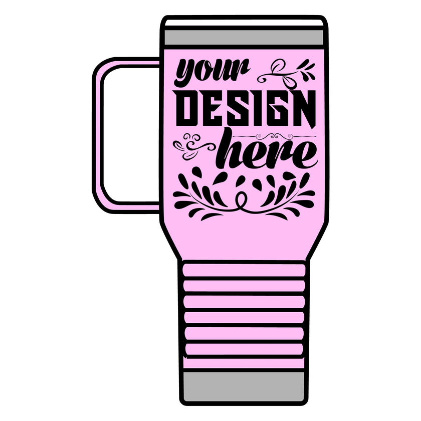 Customizable Polar Camel 20oz Stainless Steel Travel Mug with Handle