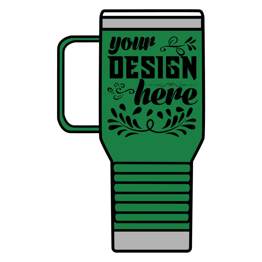 Customizable Polar Camel 20oz Stainless Steel Travel Mug with Handle