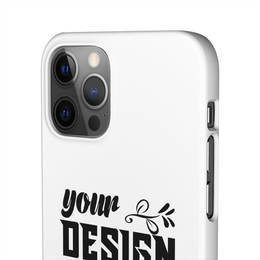 Customizable Snap Phone Case Slim Lightweight Polycarbonate Gloss Or Matte