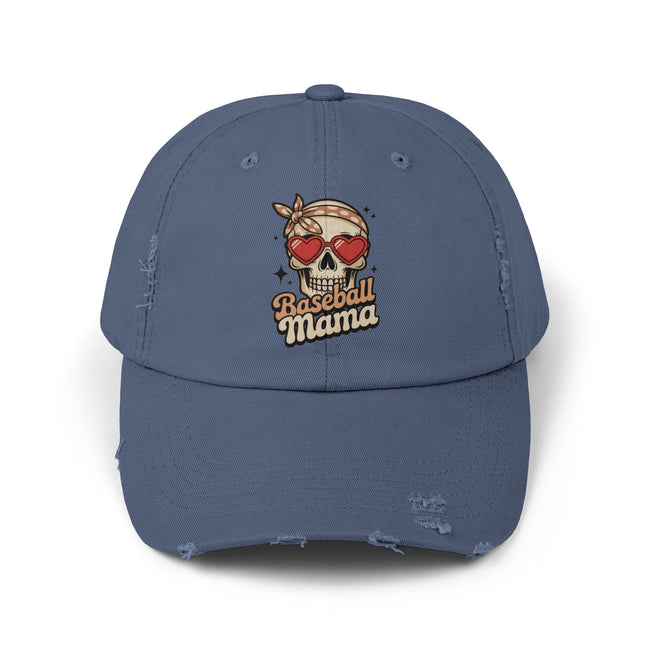 District DT600 Unisex Distressed Cap | Cotton Twill and DTF