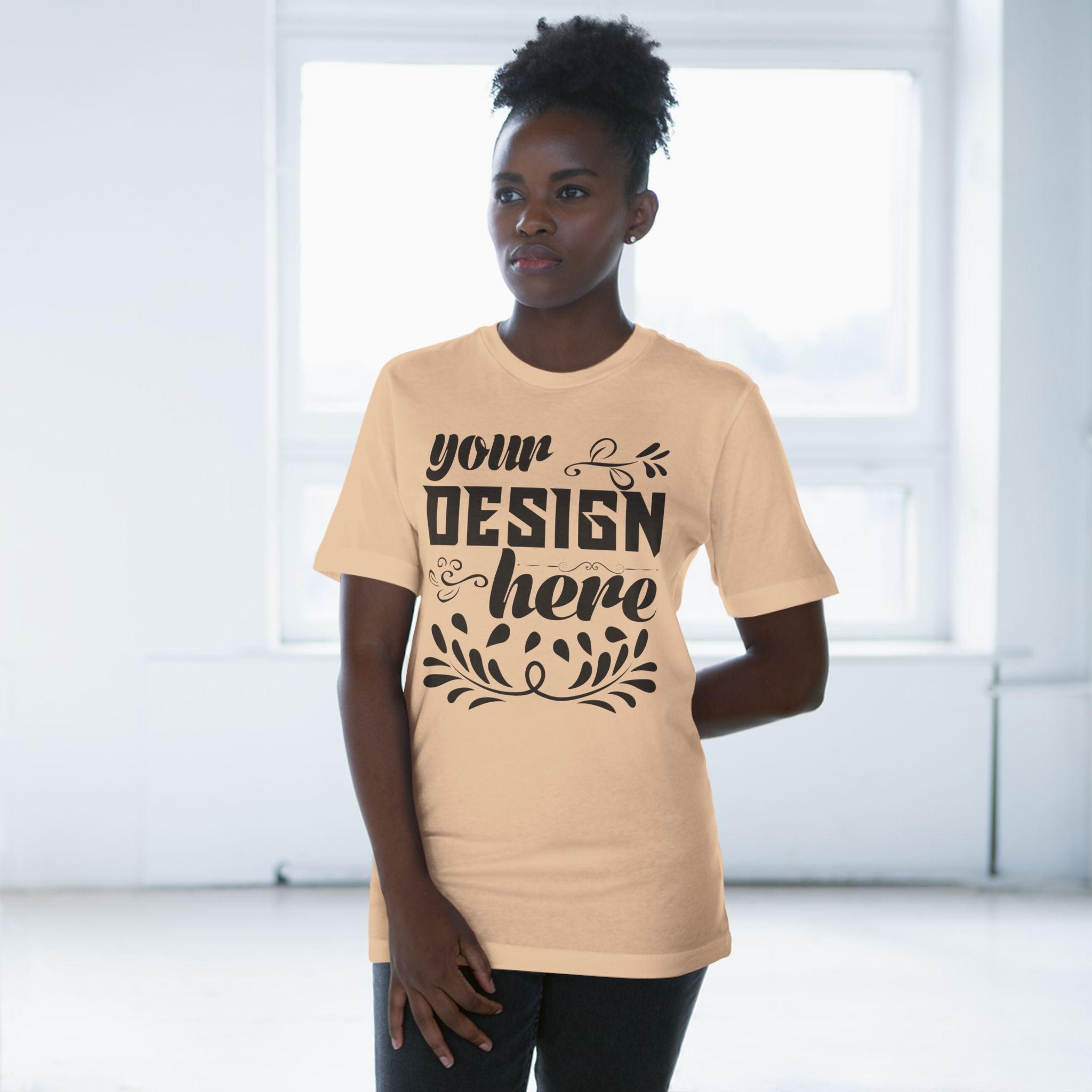 Customizable Lane Seven LS15000 Unisex Deluxe Cotton T Shirt