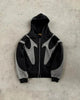 Nameria Unisex 3D Effect Zip Hoodie Relaxed Fit