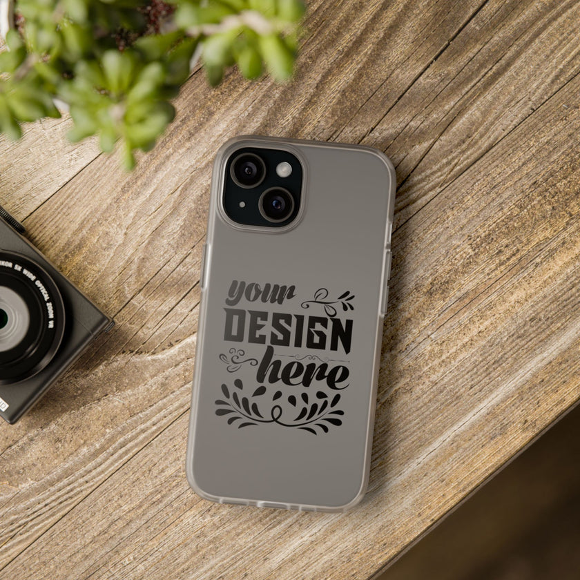 Customizable Flexi TPU Phone Case Slim Matte Protective Cover