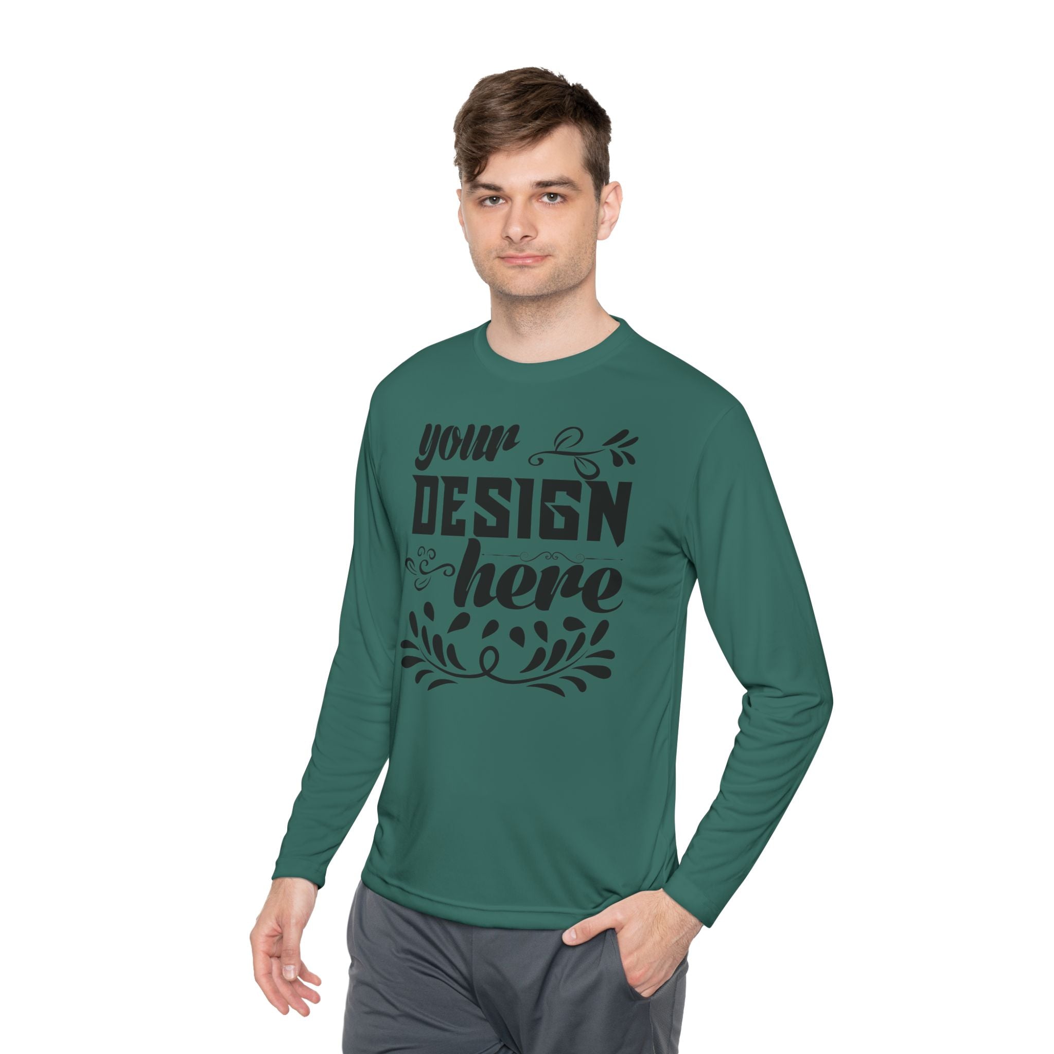 Customizable Sport Tek ST350LS Unisex Lightweight Performance Long Sleeve Tee