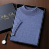 Nameria Mens Cashmere Blend Seamless Short Sleeve Knit Sweater