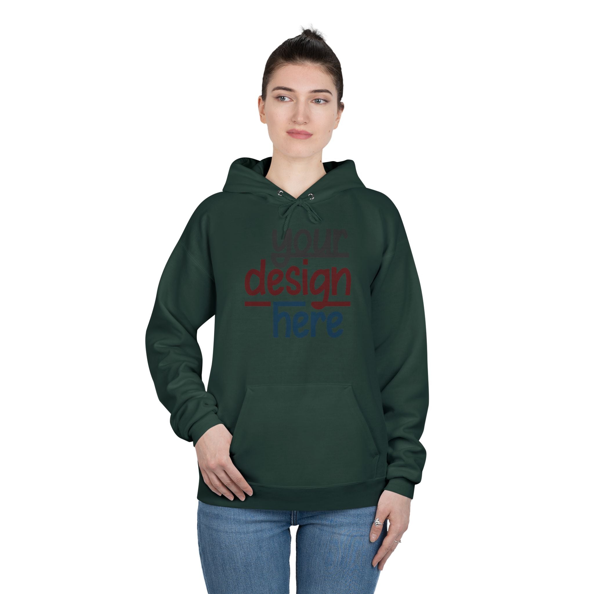 Customizable Hanes P170 EcoSmart Unisex Pullover Hoodie