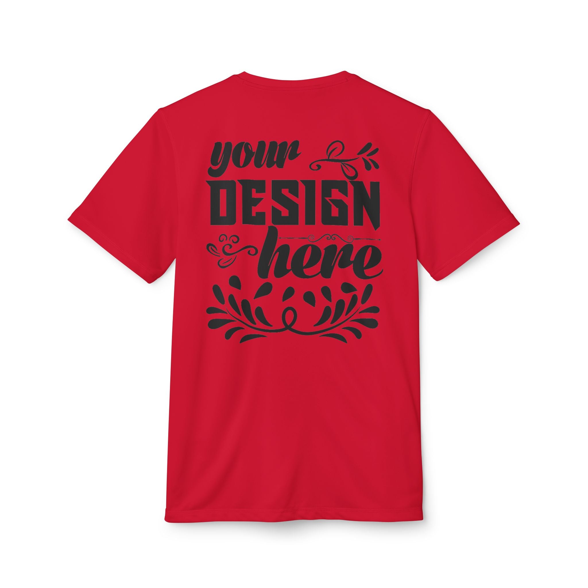 Customizable Adidas A376 Unisex Sport T-Shirt Regular Fit Performance